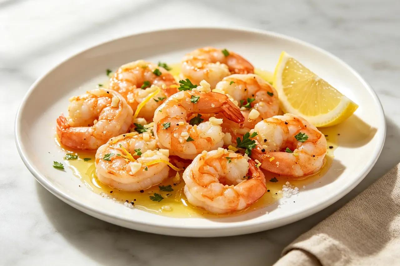 Air Fryer Shrimp - 200 calorie dinner