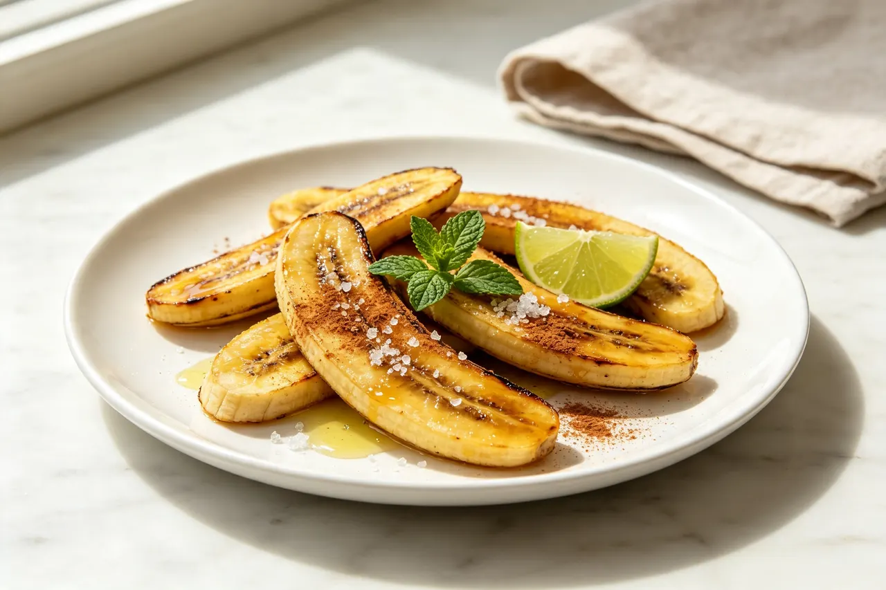 Baked Sweet Plantain - 180 calorie snack