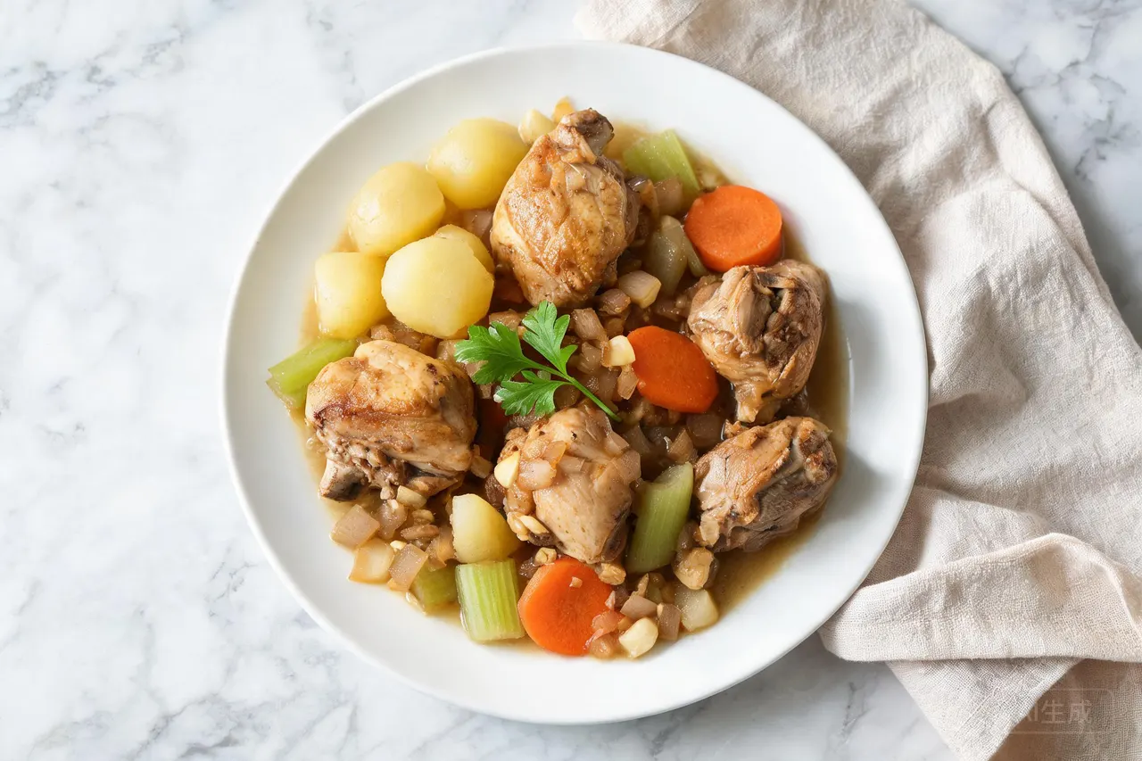 Chicken Pot Roast - 630 calorie dinner
