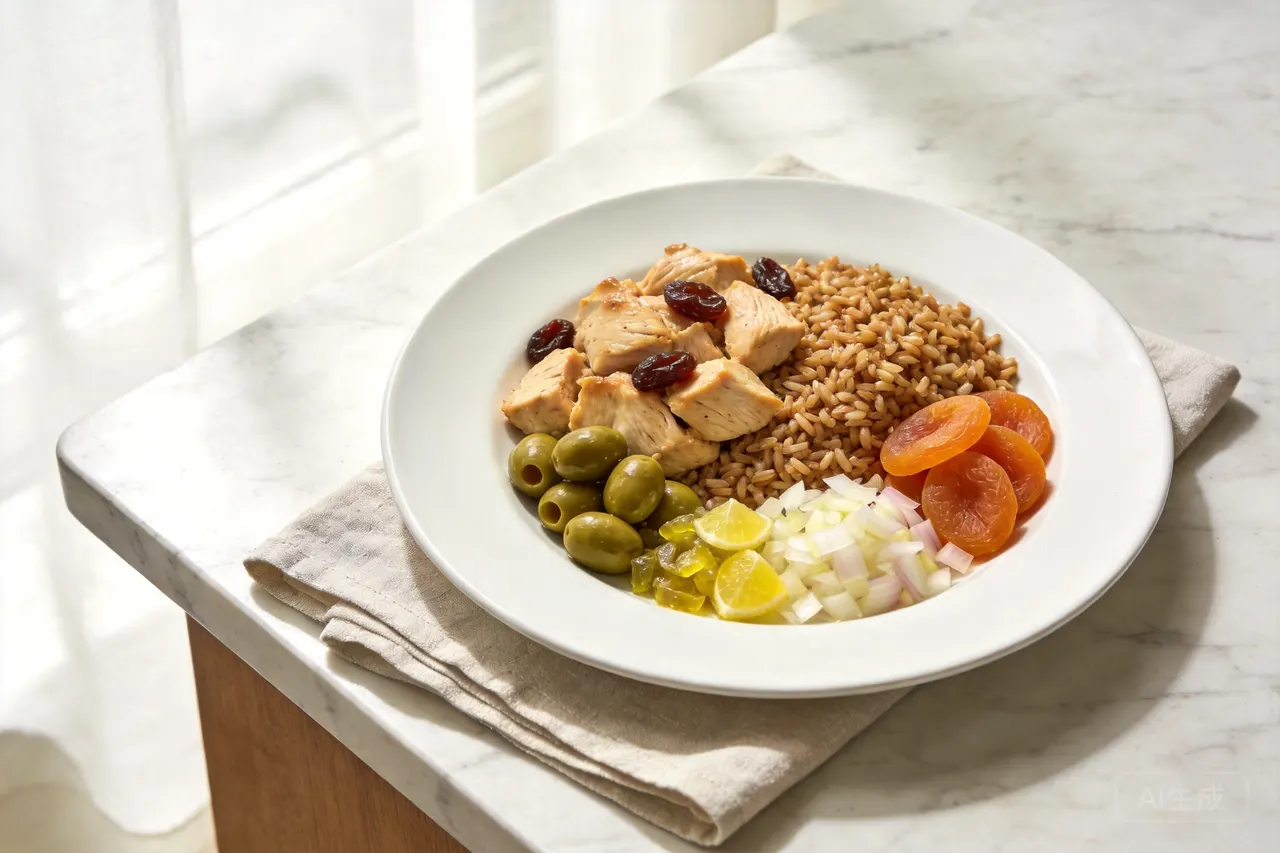 Chicken Tagine - 620 calorie dinner