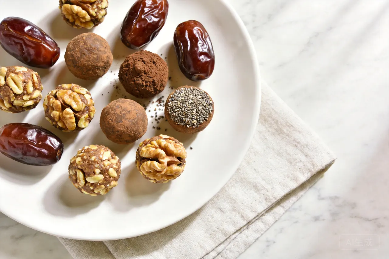 Date and Nut Energy Balls - 95 calorie dessert