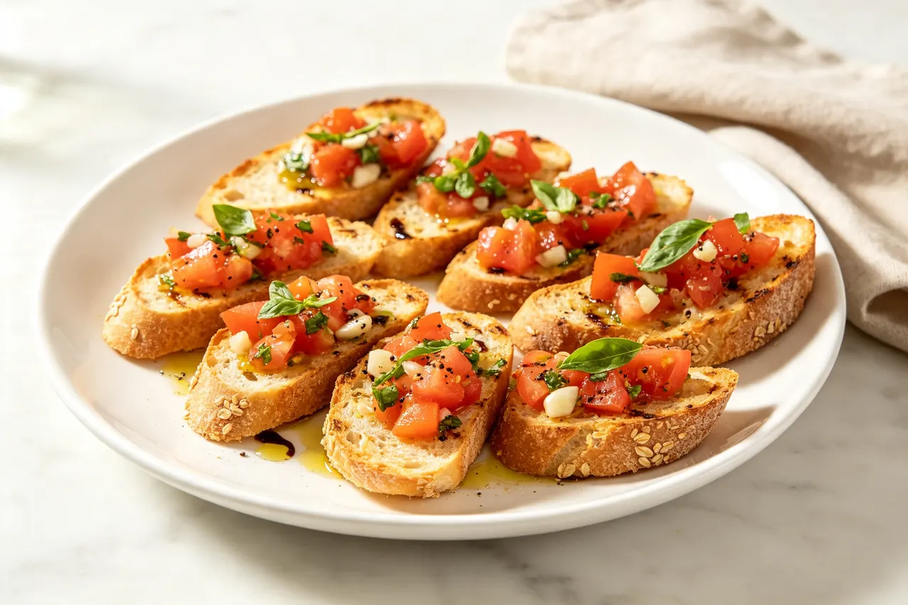 Light Bruschetta - 60 calorie snack