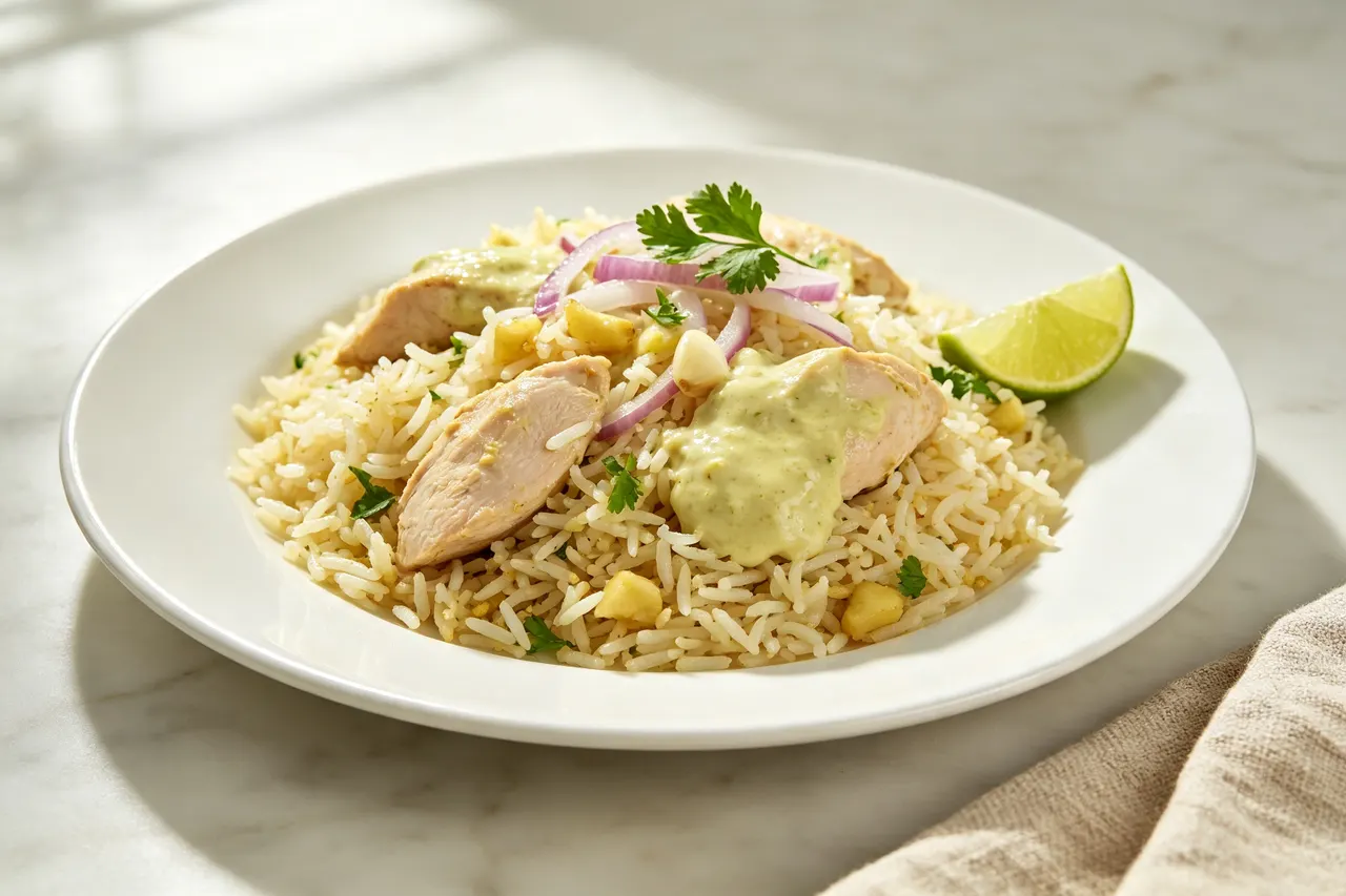 Low-Cal Chicken Biryani - 500 calorie dinner