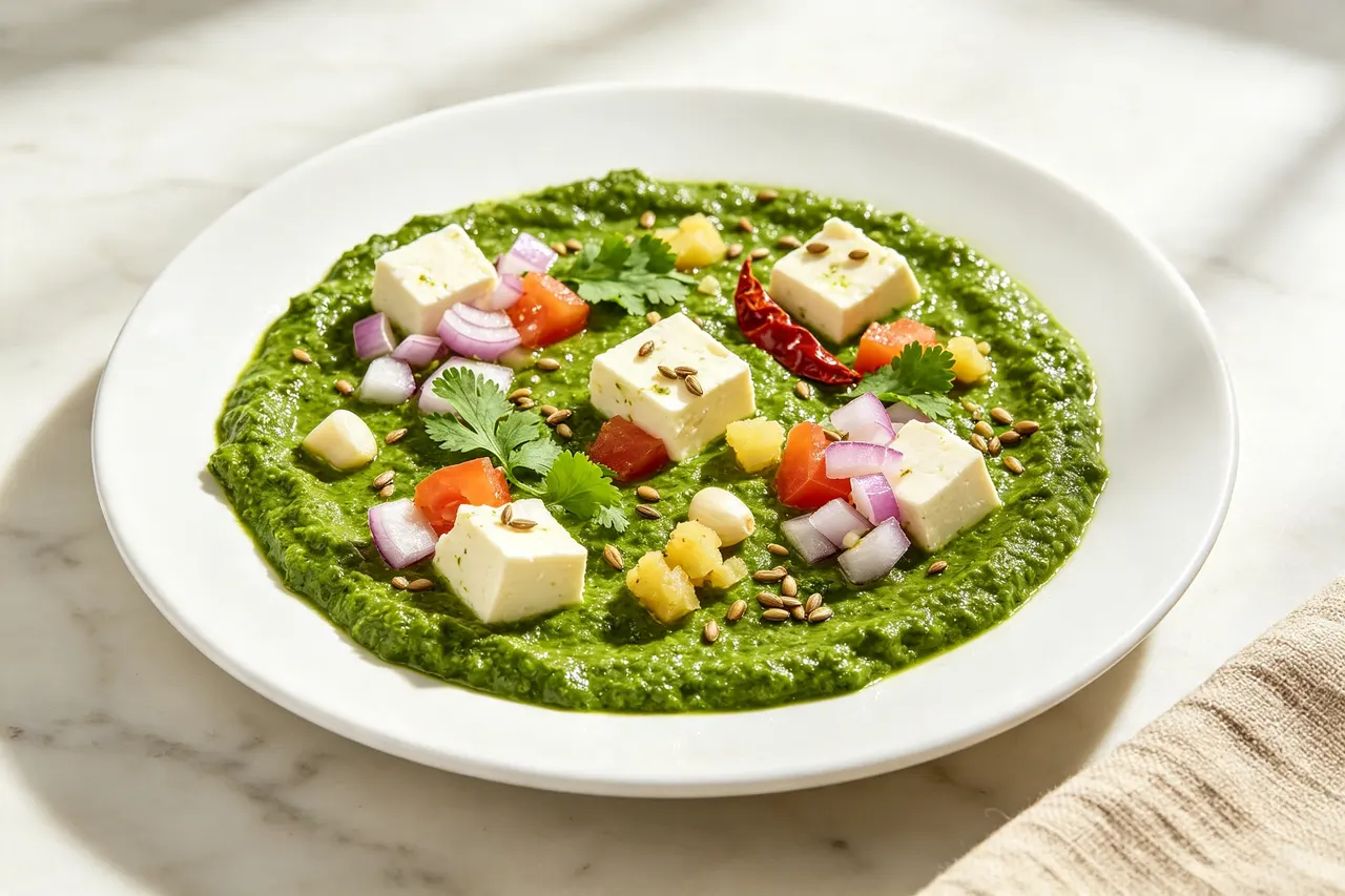 Low-Cal Palak Paneer - 350 calorie dinner
