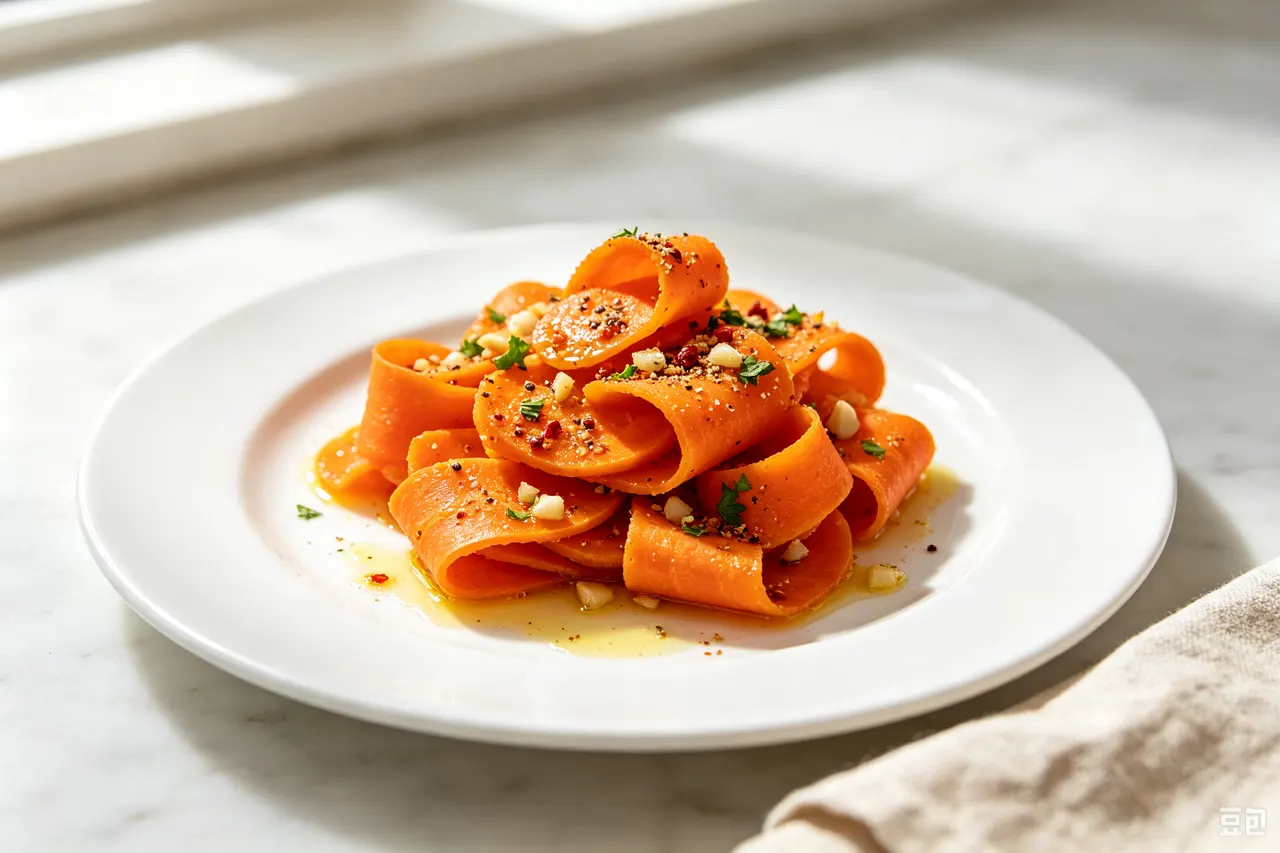 Moroccan Carrot Salad with Cumin - 120 calorie snack