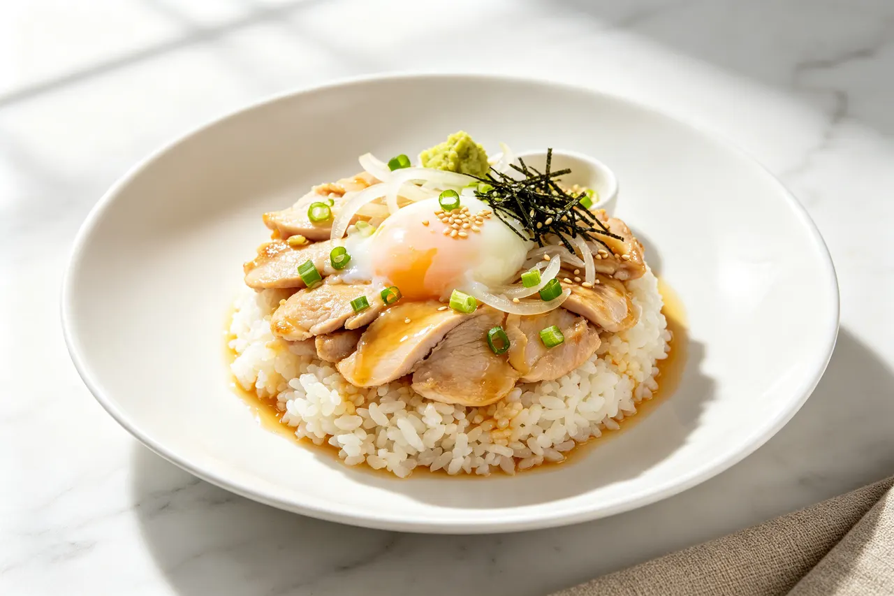 Light Oyakodon - 410 calorie lunch