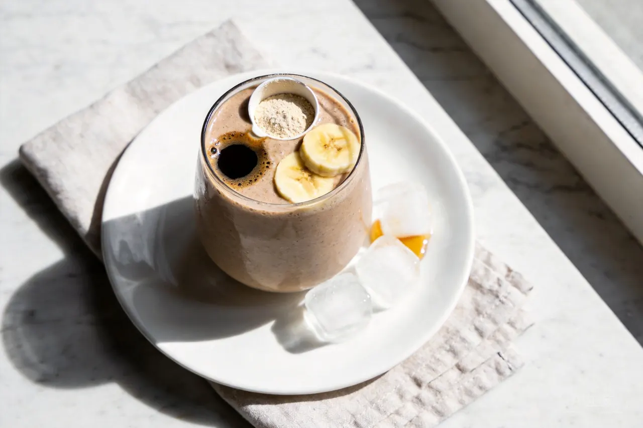 Protein Coffee Smoothie - 180 calorie snack