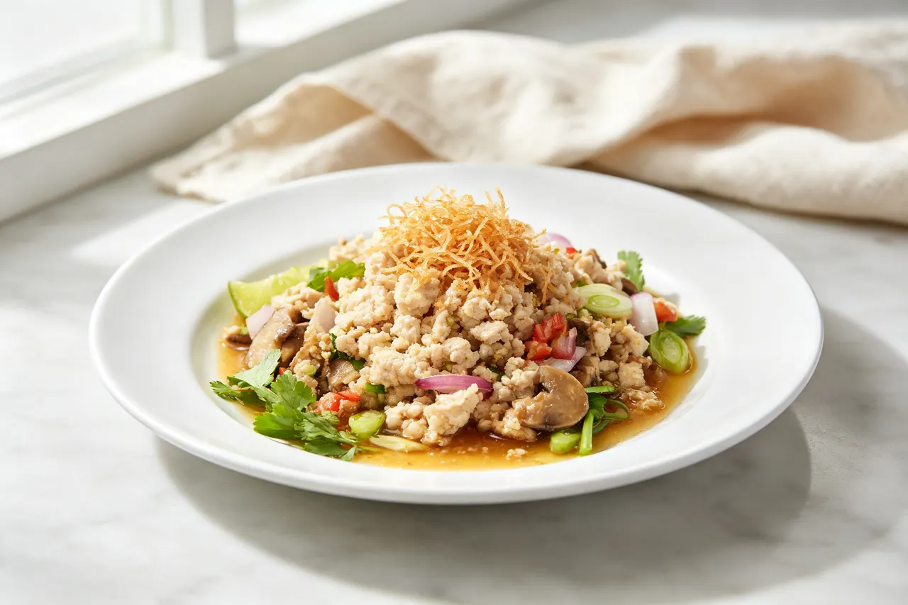 Thai Tofu Larb - 230 calorie lunch